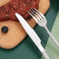 4pcs/16pcs Stainless steel cutlery set steak cutlery spoon for dessert dinner party applicable to restaurants wiktra