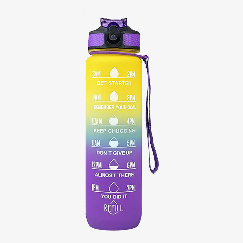 1L Motivational Sports Water Bottle