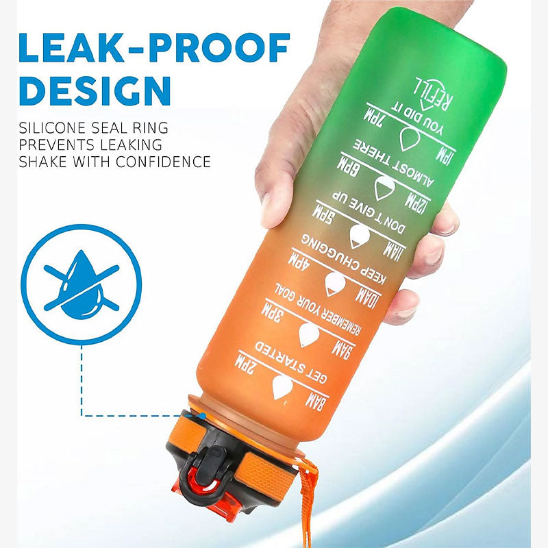 1L Motivational Sports Water Bottle