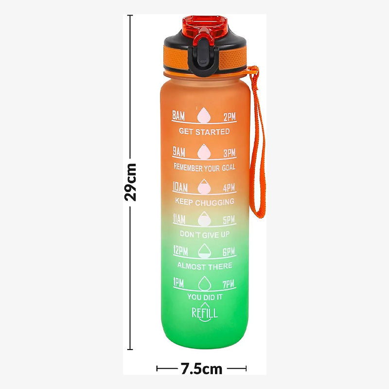 1L Motivational Sports Water Bottle