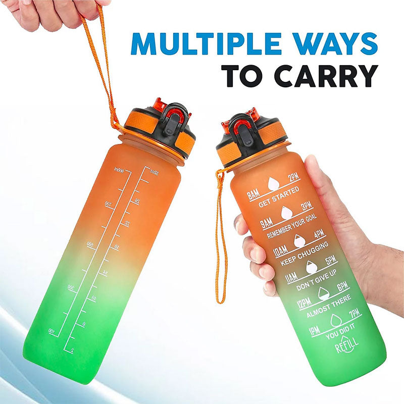 1L Motivational Sports Water Bottle