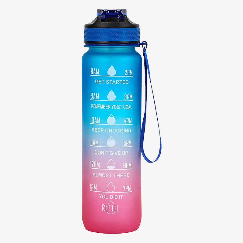 1L Motivational Sports Water Bottle