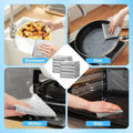 15/1PCS Metal Steel Wire Cleaning Rags Double Layer Non Stick Oil Steel Wire Rag Home Kitchen Pot Dishcloth Pan Washing Towels wiktra