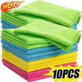 10/1PCS Microfiber Towels Thickened Double-sided Cloth Car Wash Drying Cloth Kitchen Dish Pot Washdishing Rag Home Cleaning Tool wiktra