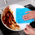 10/1PCS Microfiber Towels Thickened Double-sided Cloth Car Wash Drying Cloth Kitchen Dish Pot Washdishing Rag Home Cleaning Tool wiktra