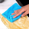 10/1PCS Microfiber Towels Thickened Double-sided Cloth Car Wash Drying Cloth Kitchen Dish Pot Washdishing Rag Home Cleaning Tool wiktra