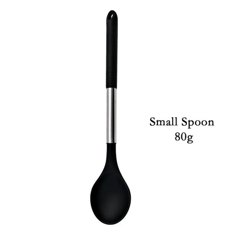 1Pcs Silicone Kitchenware Cooking Utensils Kitchen Accessories Spatula Turner Heat-resistant Soup Spoon Pasta Colander Shovel