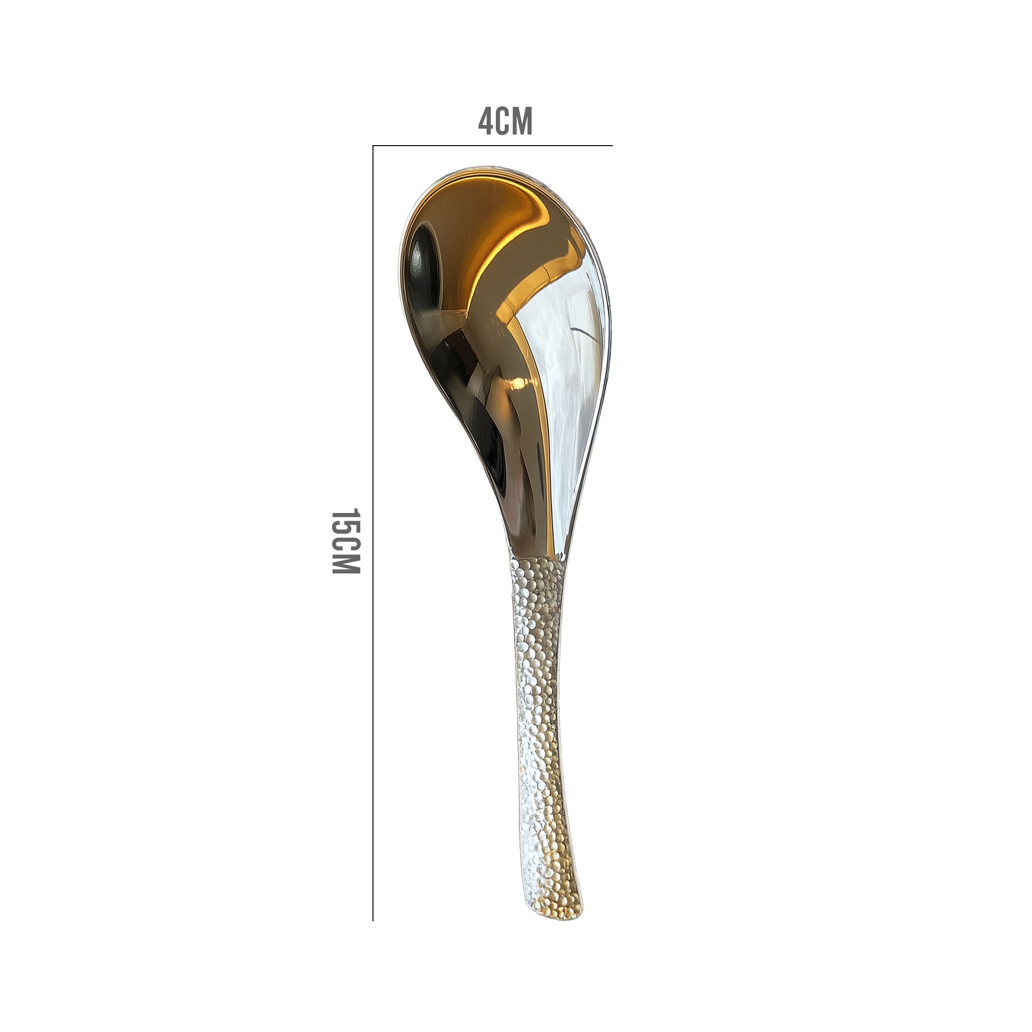 1pc Stainless Steel Large Capacity Soup Spoon