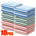 10/5/3/1pcs Coral Fleece Dishcloths Super Absorbent Cleaning Cloth Washing Rag Towels Household Kitchen Wet and Dry Scouring Pad wiktra