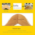 1pcs Extra-Wide Seamless Solid Wood and Metal Hook Wooden Hangers with Notches Non-slip for Clothes Shelf Rack wiktra