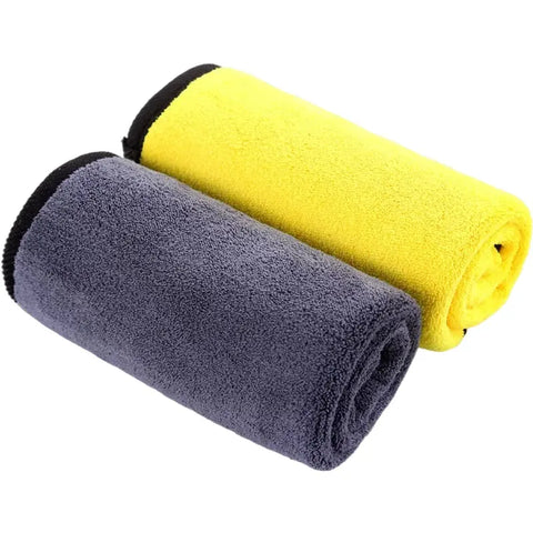 5/1pcs Microfiber Cleaning Cloth Thicken Car Washing Drying Towels Household Kitchen Wiping Rags Windows Glass Cleaning Cloth - Wiktra