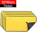 5/1pcs Microfiber Cleaning Cloth Thicken Car Washing Drying Towels Household Kitchen Wiping Rags Windows Glass Cleaning Cloth - Wiktra