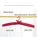 1pcs Silk Hanger Coat Satin Padded Clothes Silk Wrapped Display Hanger Sponge Hangers Clothes Hanger  Non-Slip Dress Hanger wiktra