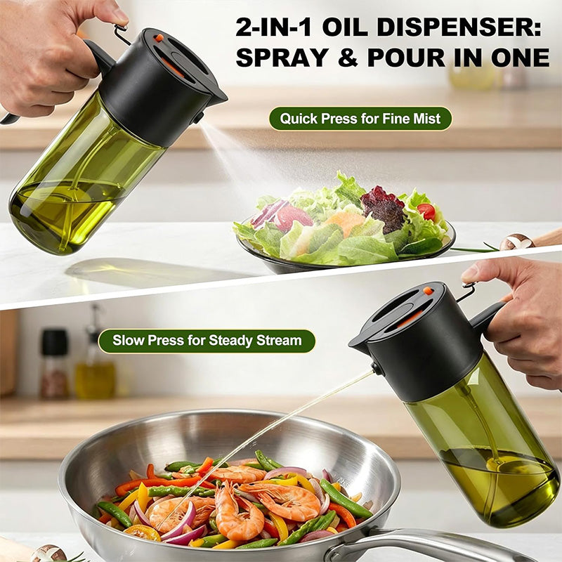 2-in-1 Oil Dispenser Sprayer