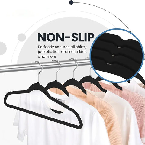 20 Pcs Suit Hangers Ultra Thin Space Saving Coat Hanger and Heavy Duty Clothes Hanger with 360 ° Rotating Hooks for Easy Hanging wiktra