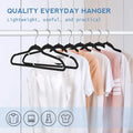 20 Pcs Suit Hangers Ultra Thin Space Saving Coat Hanger and Heavy Duty Clothes Hanger with 360 ° Rotating Hooks for Easy Hanging wiktra