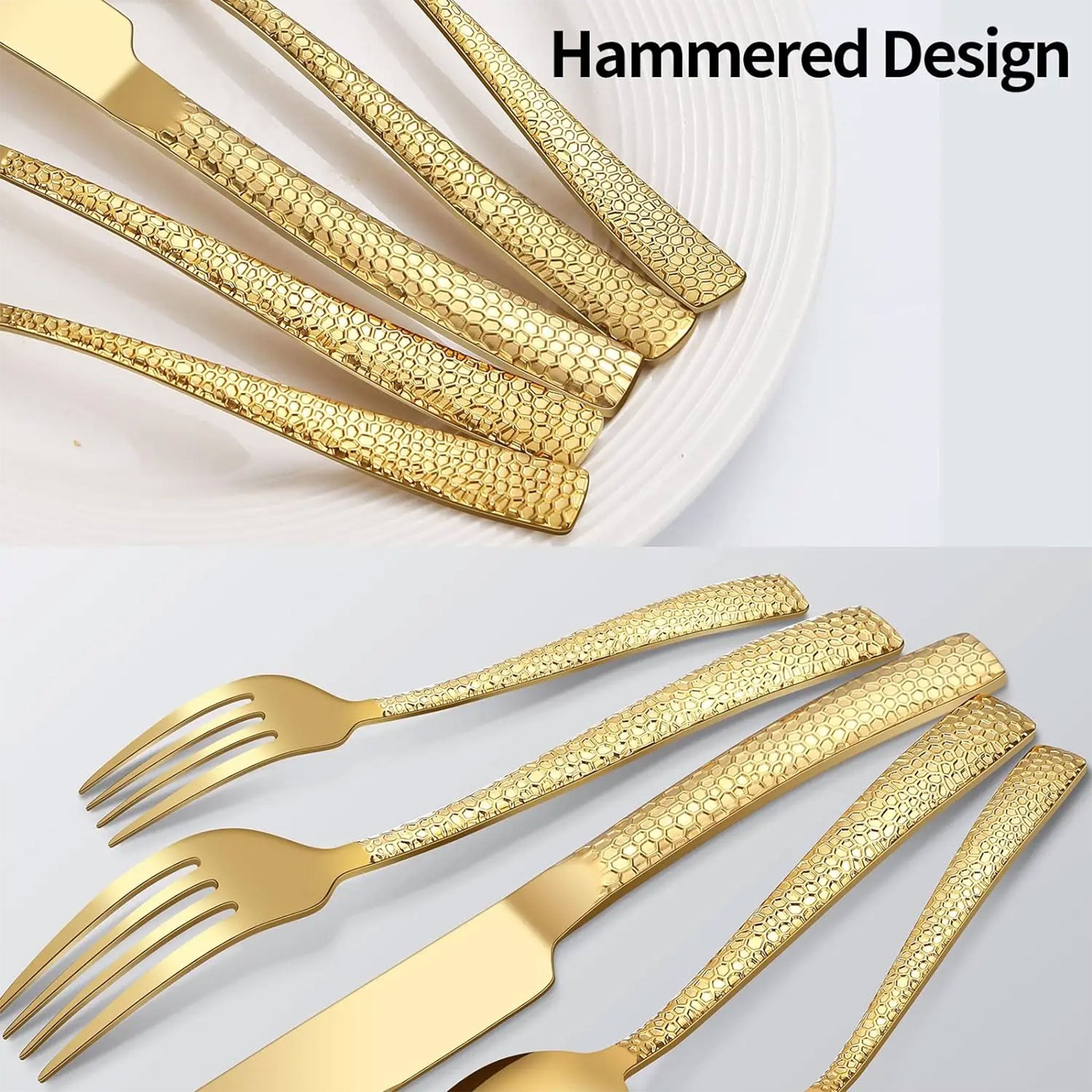 20-Piece Stainless Steel Silverware Set for 4 – Forks, Knives & Spoons