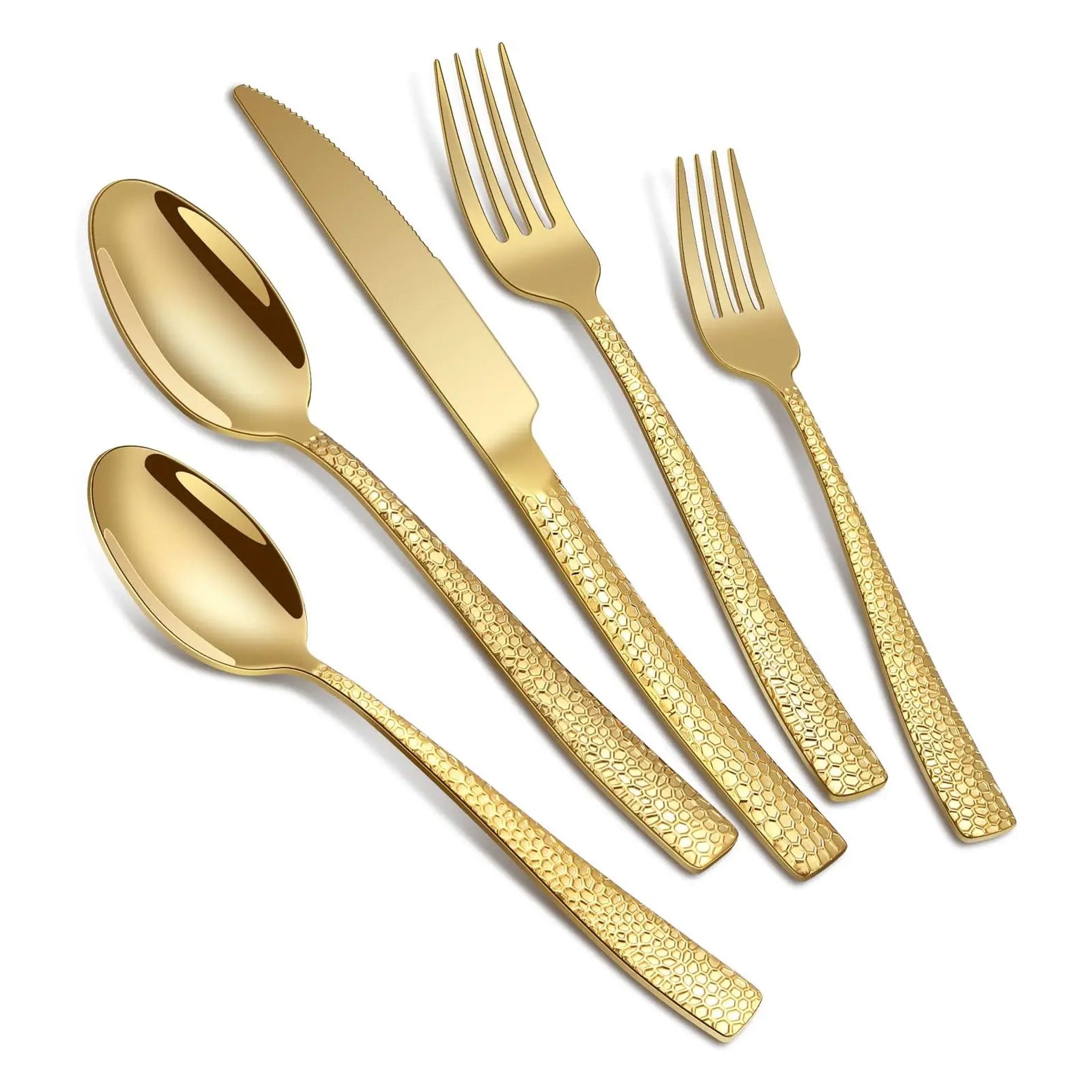 20-Piece Stainless Steel Silverware Set for 4 – Forks, Knives & Spoons