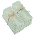 20PC 30X45CM Cotton Hotel Serving Cloth Napkins Fabric Family Dinner Kitchen Green Tea Towels Table Mat Wedding Table Decoration - Wiktra