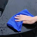 1/20PCS Microfiber Cleaning Towels Car Glass Wash Drying Cloths Reusable Soft Blue Scouring Pads Home Kitchen Oil Removal Rags wiktra