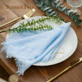 20pcs Retro Napkins 42x42cm Rustic Table Decoration Cotton Gauze Hanky Tea Towel Dining Place Mats Wedding Restaurant Supplies - Wiktra