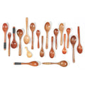 22*4cm Household Wooden Long Handle Cooking Stiring Grapefruit Spoon Dessert Cake Forks Tableware Teaspoon Kitchen Accessories wiktra