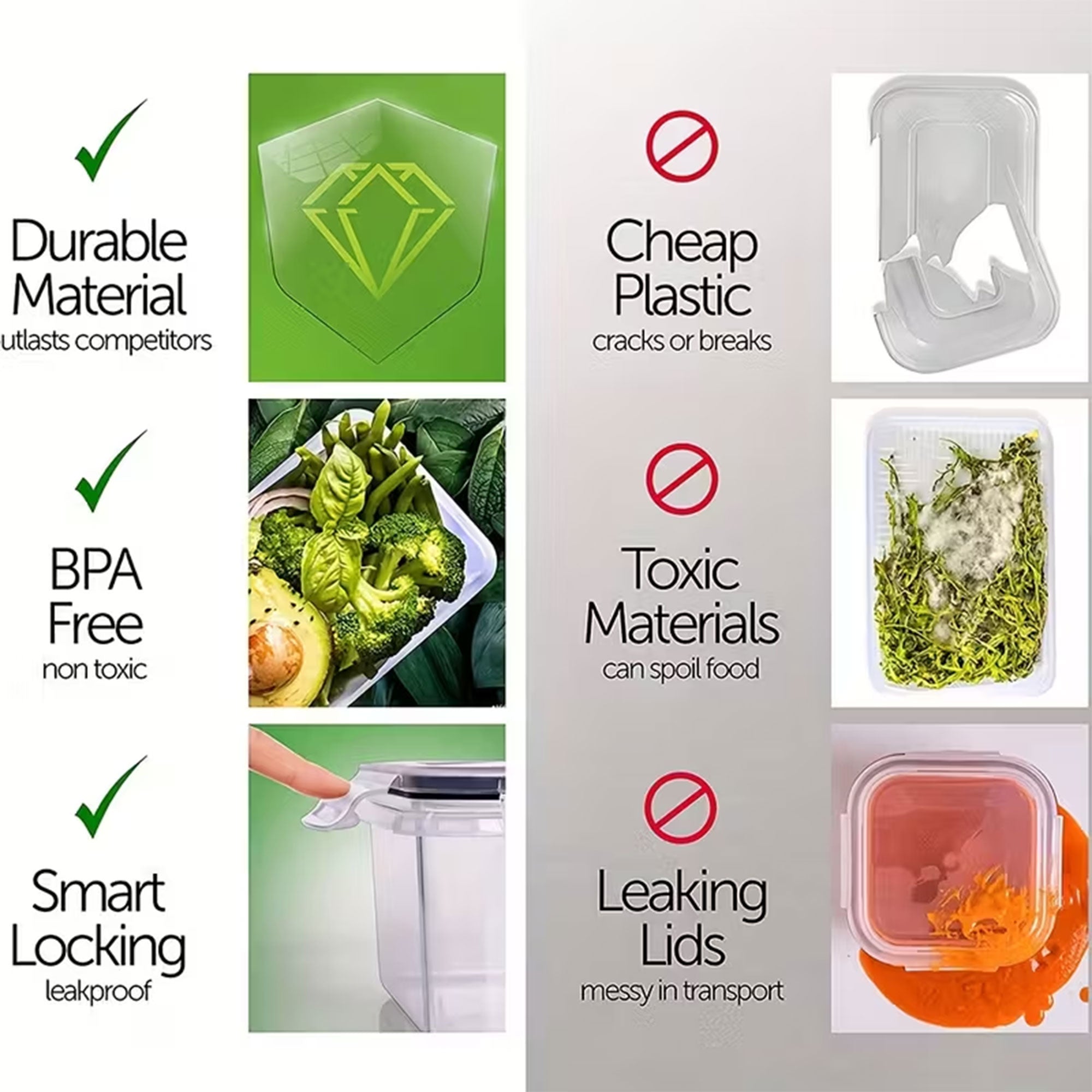 24-Piece Kitchen Storage Box Set