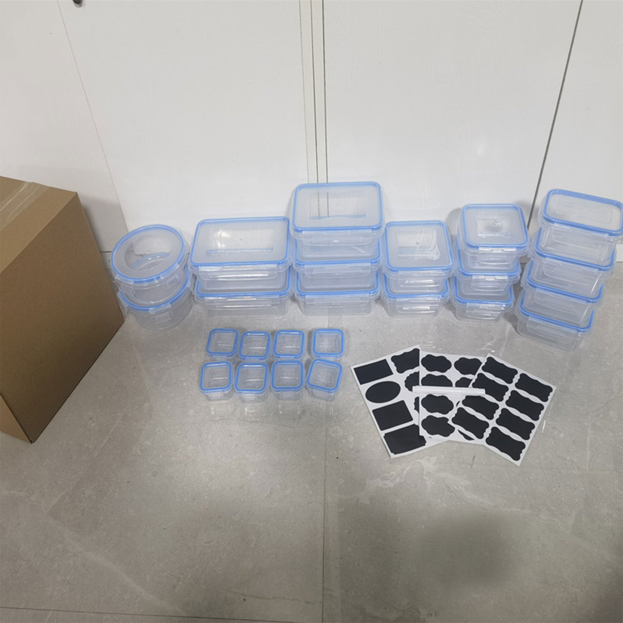 24-Piece Kitchen Storage Box Set