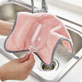 25x25cm Hand Towels Quick Drying Water Absorbent Washcloth Household Super Soft Multi-function Cleaning Towel Kitchen Toalla New wiktra