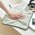 25x25cm Hand Towels Quick Drying Water Absorbent Washcloth Household Super Soft Multi-function Cleaning Towel Kitchen Toalla New wiktra