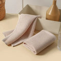 2Pcs 34*34cm Cotton Dishcloth Honeycomb Towel Ultra Soft Absorbent Hand Towel Wash Cloth Household Kitchen Cleaning Cloth Tool - Wiktra