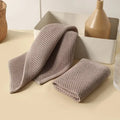 2Pcs 34*34cm Cotton Dishcloth Honeycomb Towel Ultra Soft Absorbent Hand Towel Wash Cloth Household Kitchen Cleaning Cloth Tool - Wiktra