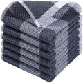 2Pcs 34*34cm Cotton Dishcloth Honeycomb Towel Ultra Soft Absorbent Hand Towel Wash Cloth Household Kitchen Cleaning Cloth Tool - Wiktra