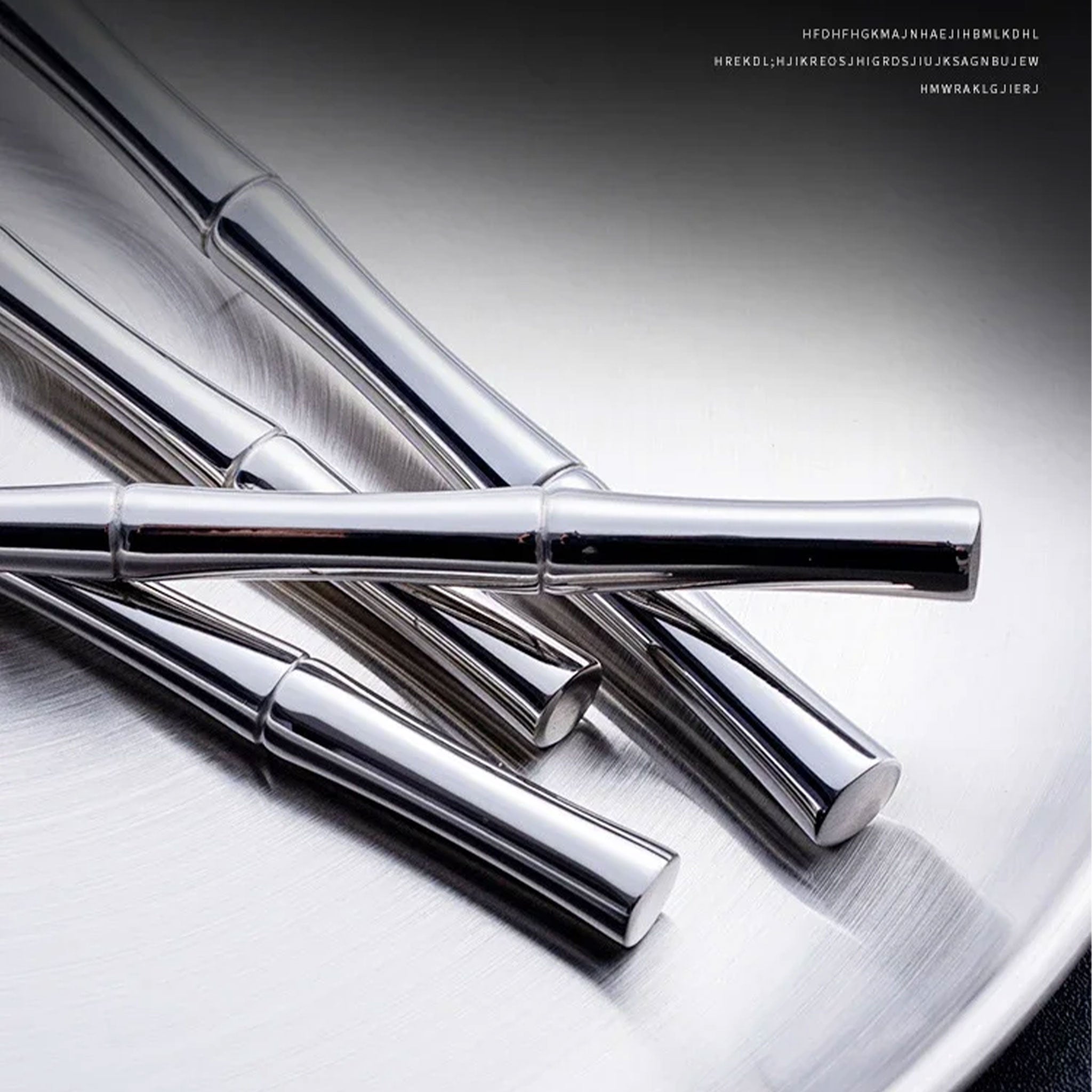 304 Stainless Steel Cutlery Set with Bamboo Handles – Forks & Spoons