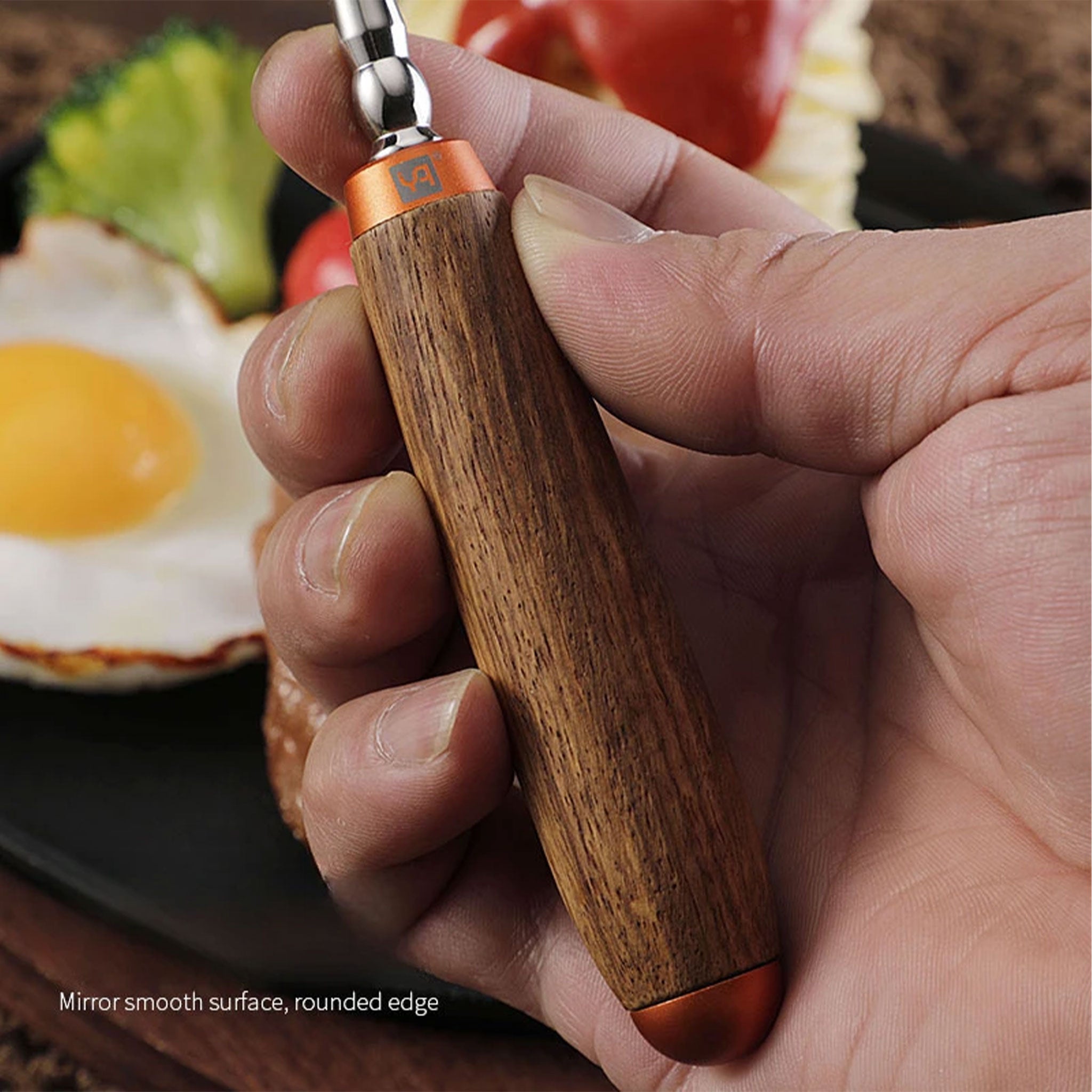 304 Stainless Steel Cutlery Set with Rosewood Handles – Knives, Forks & Spoons