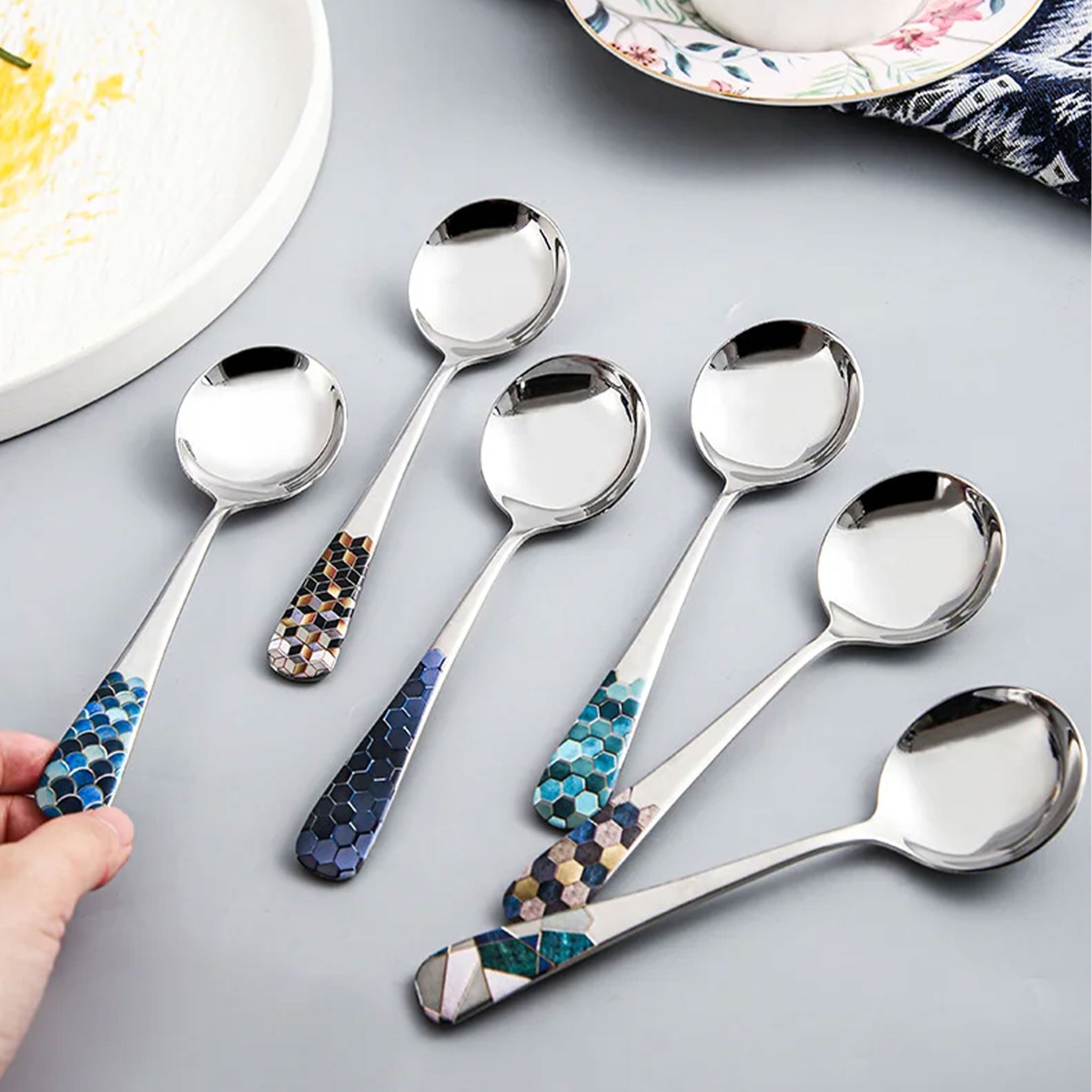 304 Stainless Steel Korean Cutlery Set – Spoon & Chopsticks Dinner Set