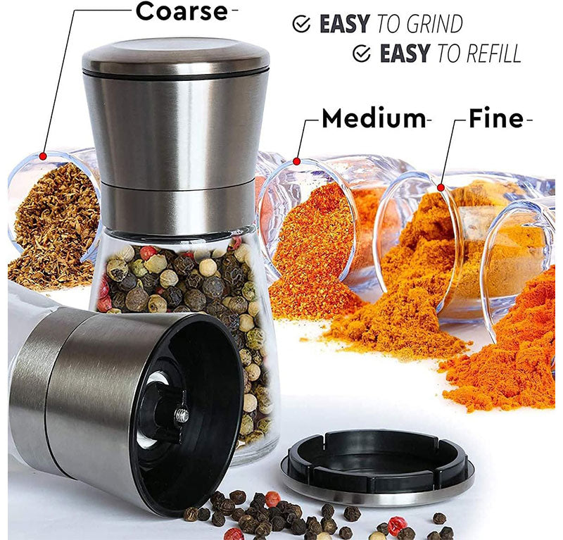 304 Stainless Steel Manual Pepper Grinder