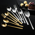 304 Stainless Steel Spoon Fork Chopsticks Sets Cutlery Teaspoons Home Tableware Kitchen Dinner Full Table Service wiktra