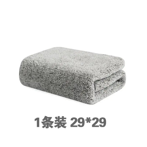 1/3Pcs Bamboo Charcoal Dishcloth Microfiber Kitchen Towel Thickened Absorbent Non-stick Oil Rags Home Cleaning Dishcloth