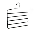 3Pcs Pants Rack 4 Layer Multi-functional Clothes Trousers Towel Hanger Bedroom Closet Organizer Wardrobe Storage Metal Dipping wiktra