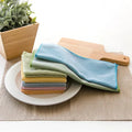 3pc Kitchen Towels Dish Washing Cloth Mesh Towel Wipes Absorbable Soft Window Car Rags Bathroom Microfiber Cleaning Cloth wiktra