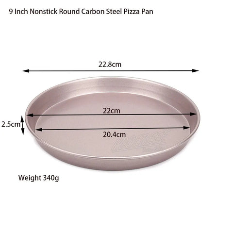 4-10.5 Inch Round Shape Nonstick Carbon Steel Pie Pan Pizza Holding Plate Cookie Biscuit Baking Sheet DIY Kitchen Oven Gadgets