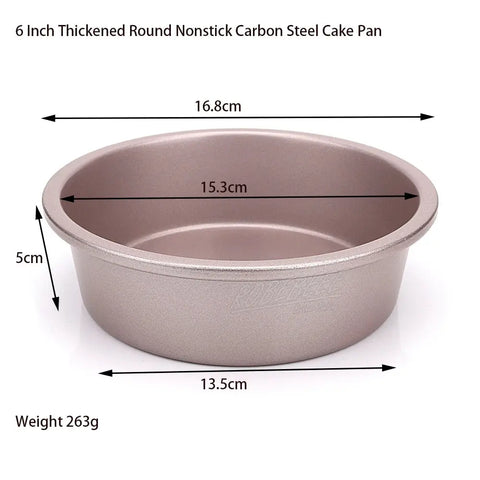 4-10.5 Inch Round Shape Nonstick Carbon Steel Pie Pan Pizza Holding Plate Cookie Biscuit Baking Sheet DIY Kitchen Oven Gadgets