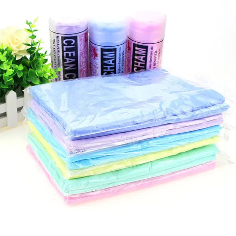 42cm*33cm Deerskin Absorbent Towels Chamois Towel Car Kitchen Cleaning Drying Wipe wiktra