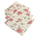 4PCS 40x40CM Floral Printed Cloth Napkins Japanese Style Dinner Dish Towel Wedding Restaurant Bar Table Mat serviette de table wiktra