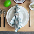 4PCS Christmas Plaid Cloth Napkin 100% Cotton Square Napkin Western Napkin Simple Nordic Style Check Dish Towel Table Decor - Wiktra