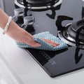 4PcsKitchen Anti-grease wiping rags efficient Super Absorbent Microfiber Cleaning Cloth home washing dish kitchen Cleaning towel wiktra