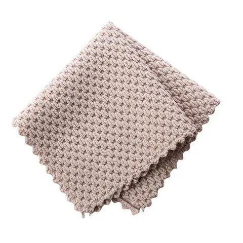 4PcsKitchen Anti-grease wiping rags efficient Super Absorbent Microfiber Cleaning Cloth home washing dish kitchen Cleaning towel