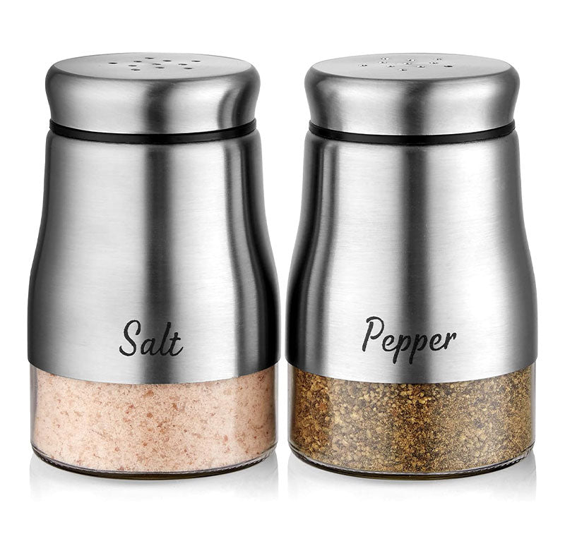 4oz Glass Spice Bottle with Iron Frame