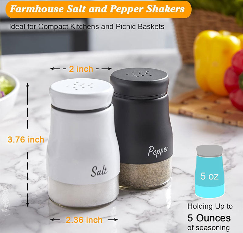 4oz Glass Spice Bottle with Iron Frame